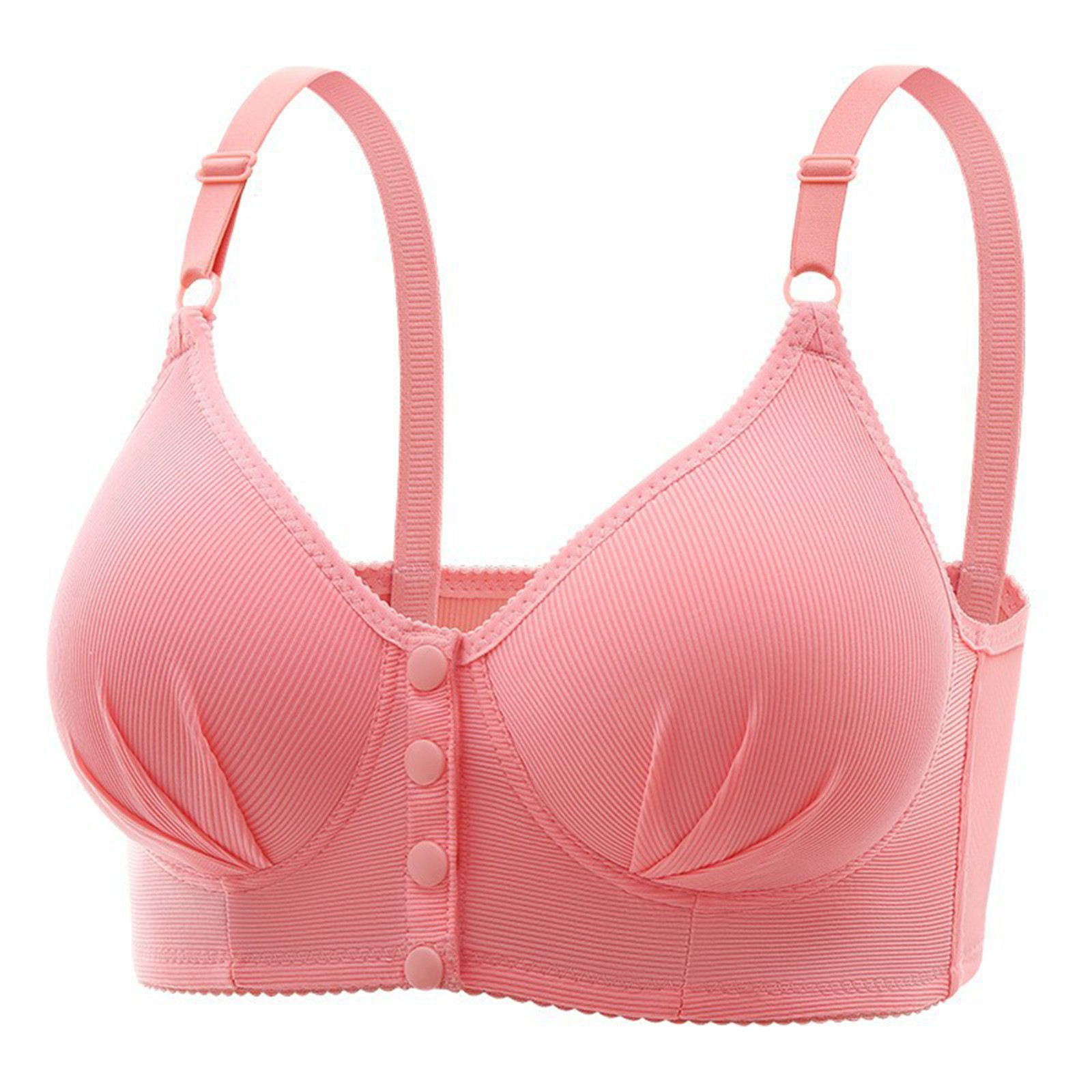 thumbnail image 2 of Sujetador informal ajustable y transpirable para mujer - Sin aros, costuras de encaje, copa BC, tallas S-XXXL, 2 of 5